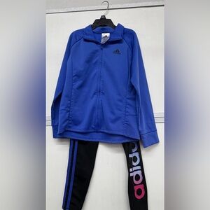 Adidas Royal Blue Activewear Track Suit, 6X